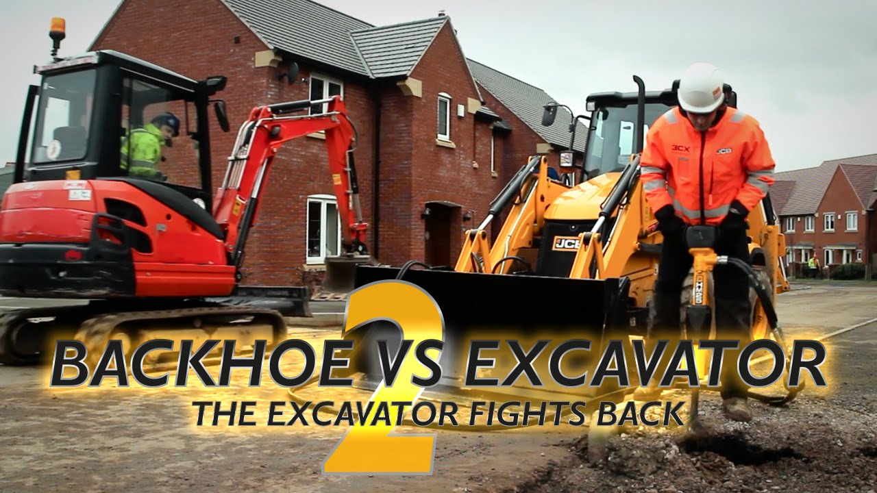 Backhoe vs Excavator 2