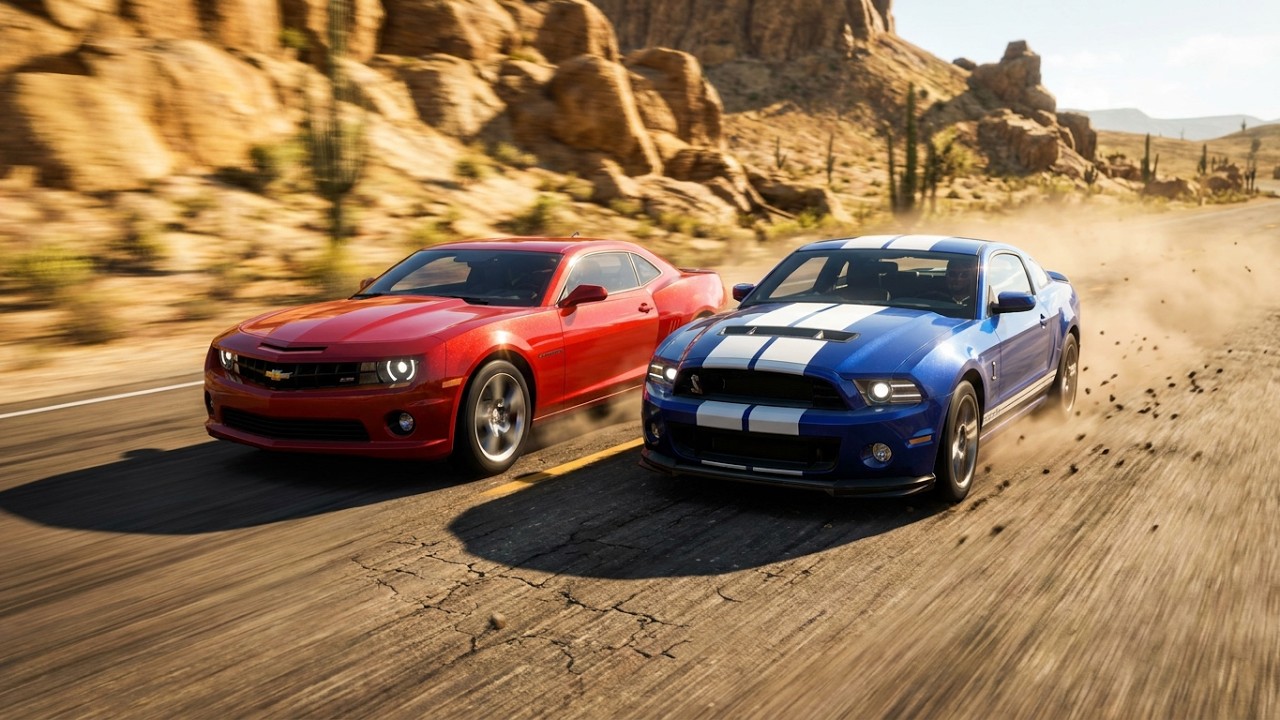 Need For Speed Hot Pursuit | CHEVROLET CAMARO SS | Boulder Desert | Muscle Reflex Race