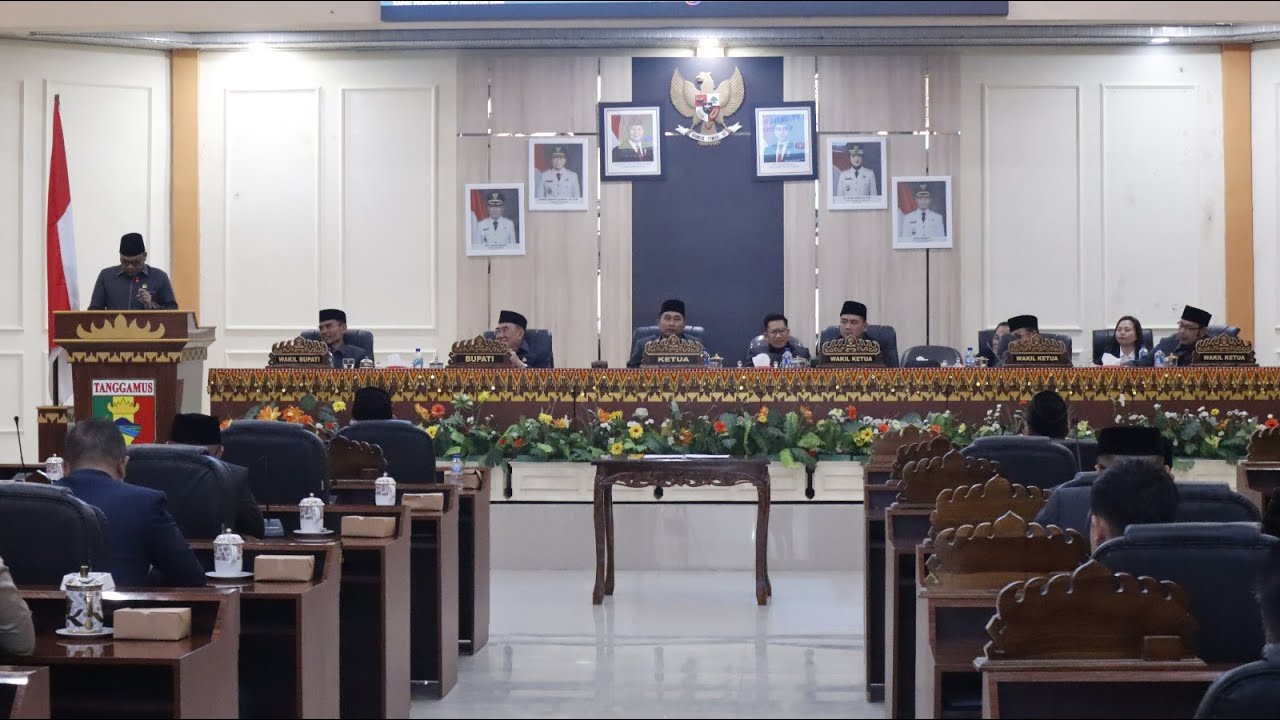 DEWAN PERWAKILAN RAKYAT (DPRD) KAB. TANGGAMUS MENGGELAR RAPAT PARIPURNA