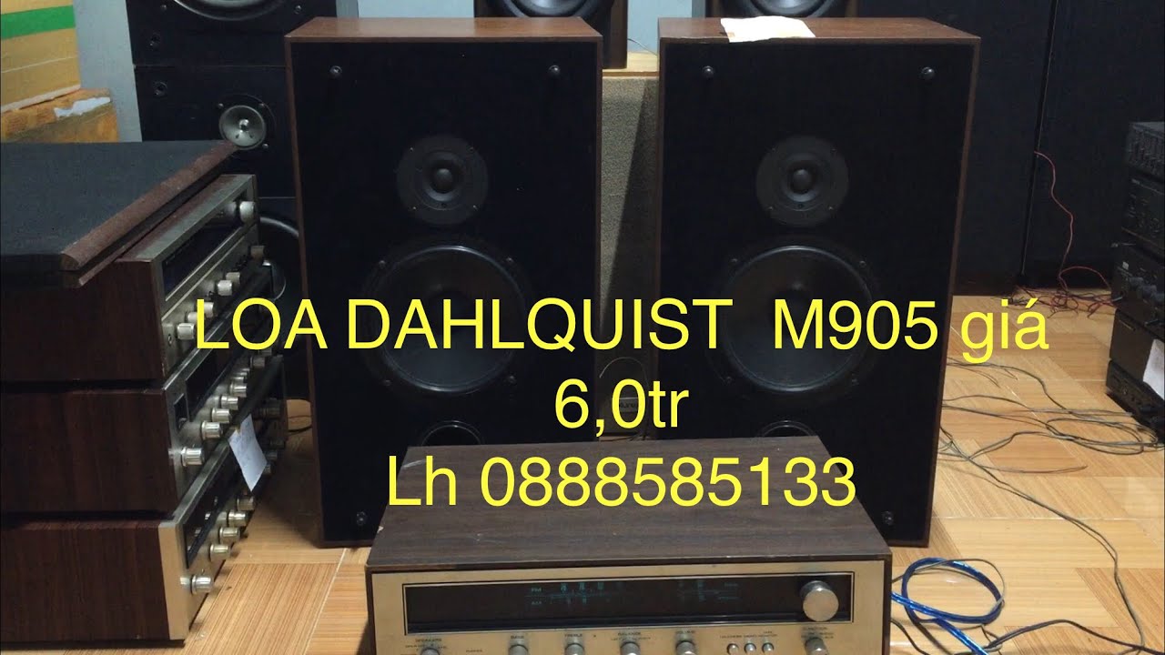 Loa DAHLQUIST M905 quá gấu nhạc vàng còn gì giá 6,0 tr lh 0888585133