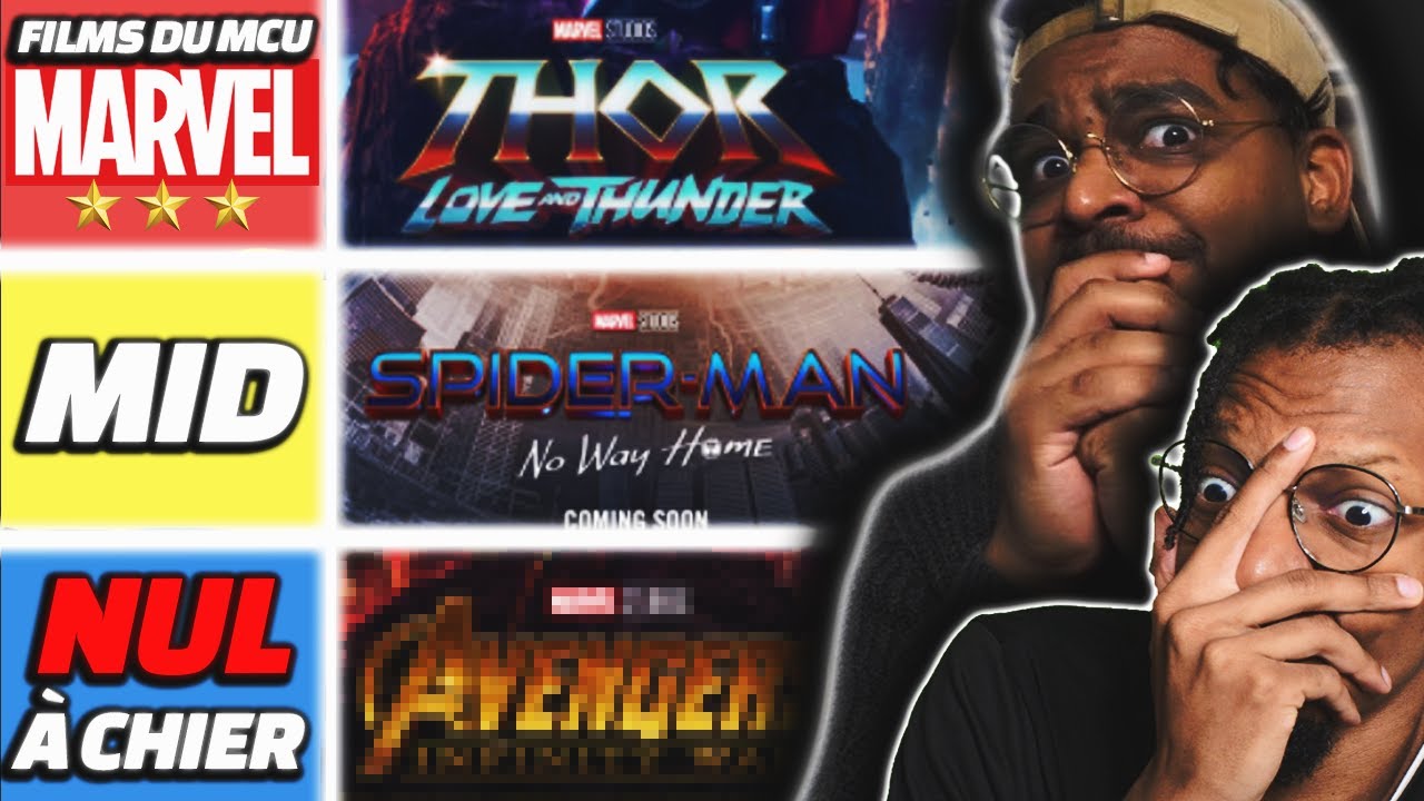 On classe TOUS les FILMS MARVEL du MCU avec LANDRI