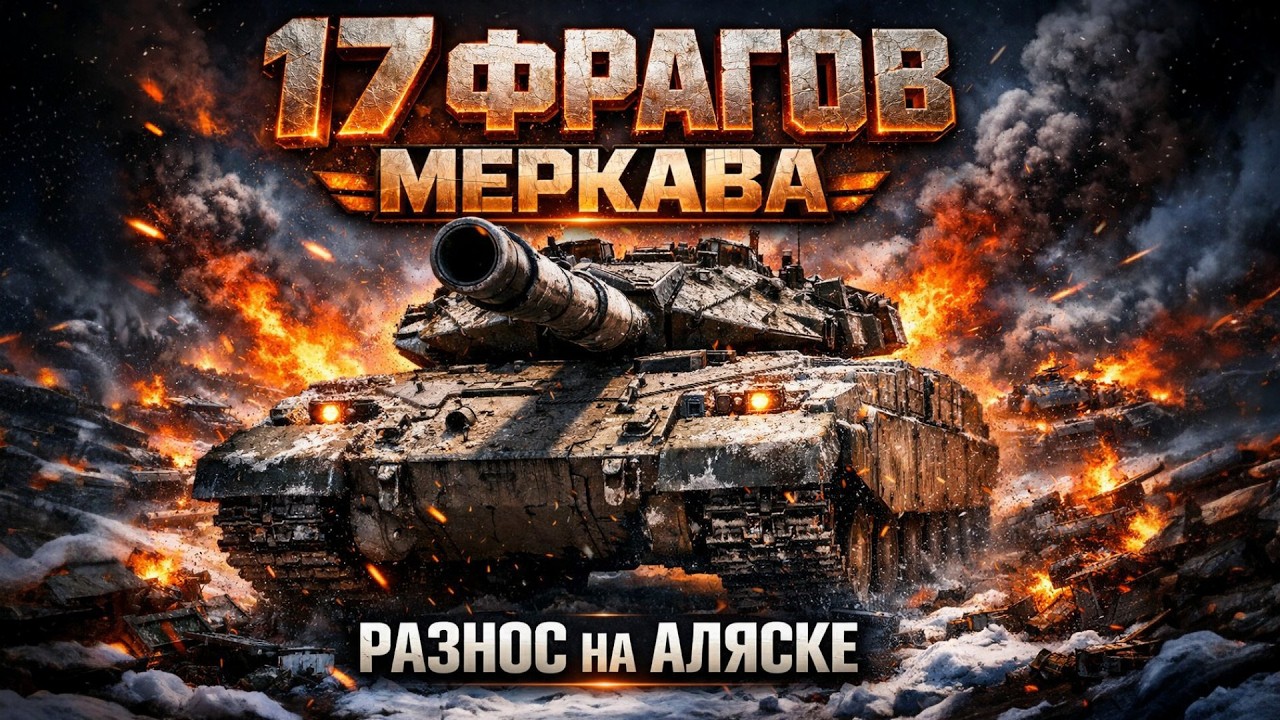 17 ФРАГОВ НА MERKAVA Mk 2D 🔥 РАЗНОС НА АЛЯСКЕ  War Thunder