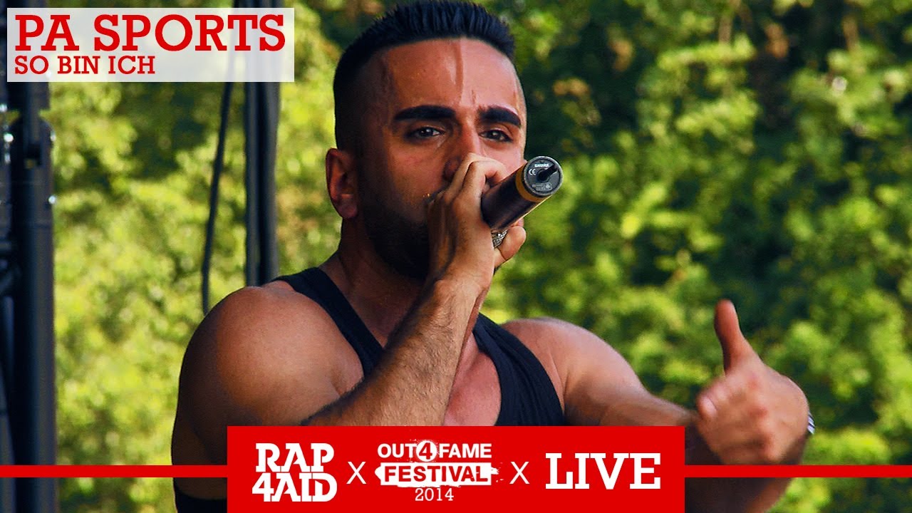 PA SPORTS - SO BIN ICH - LIVE at the Out4Fame Festival 2014 - RAP4AID