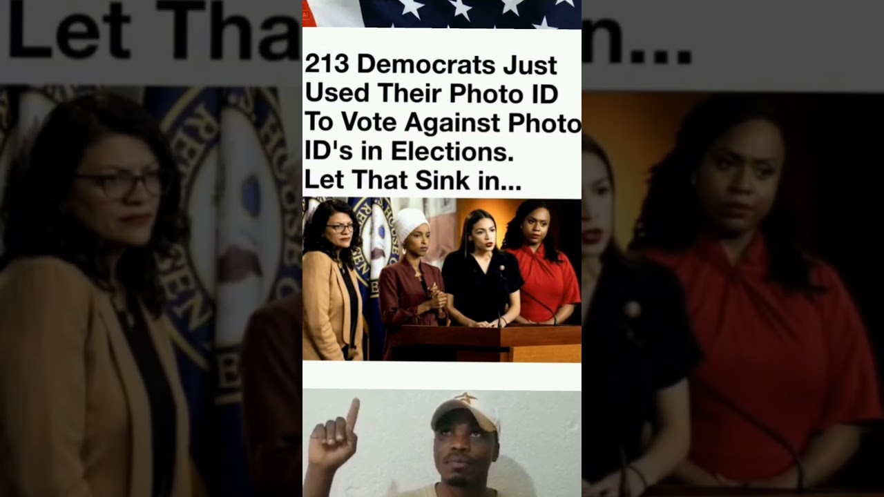 Election rules remain a heated debate. 🇺🇸 #VoterID #ElectionIntegrity #Politics #Voting #News #Viral