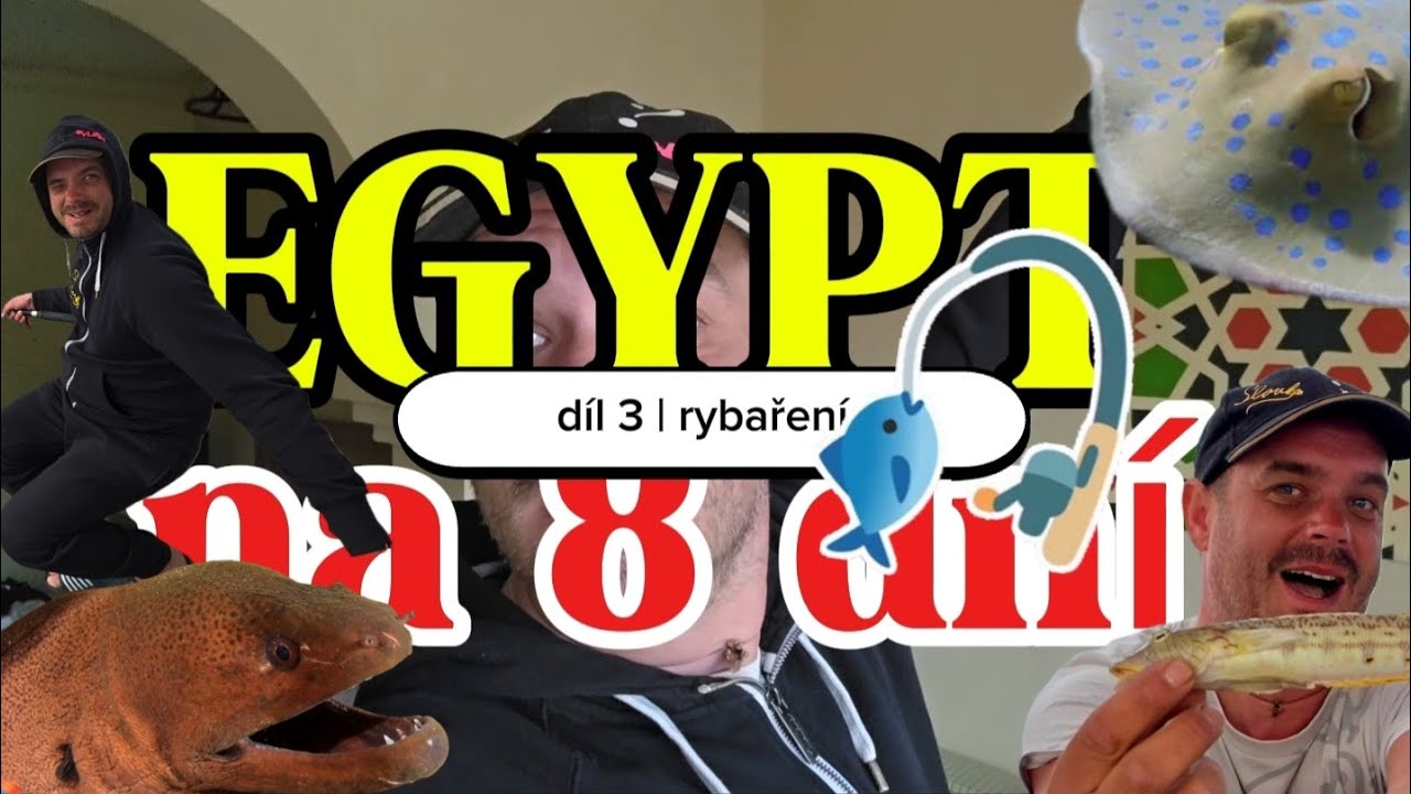 Rybaření v Rudém moři🌊 – realita Egypta 🎣 | 8 dní v Egyptě🇪🇬 