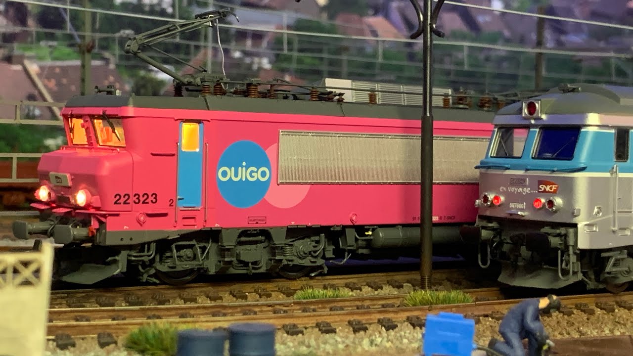 BB 22323 Oui go vitesse classique Ls Models, premier tour de roue réseau ho