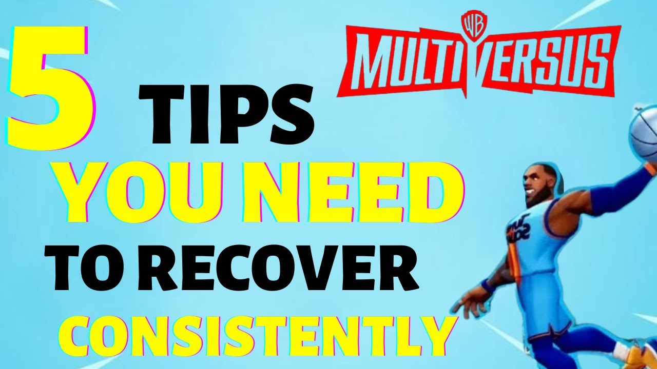 Multiversus- FIVE TIPS to INSTANTLY IMPROVE your RECOVERY (DON'T GET EDGEGUARDED!)