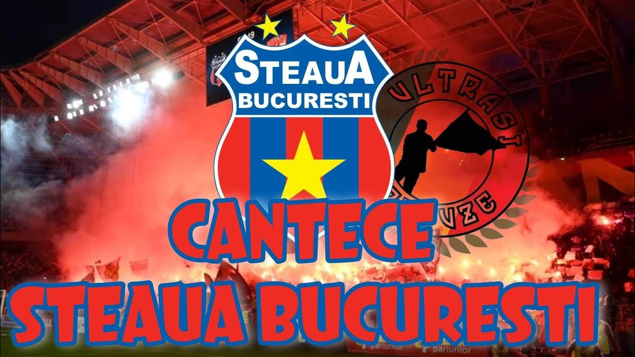 CÂNTECE STEAUA BUCUREȘTI + VERSURI ||PARTEA 2 || (PELUZA SUD STEAUA)