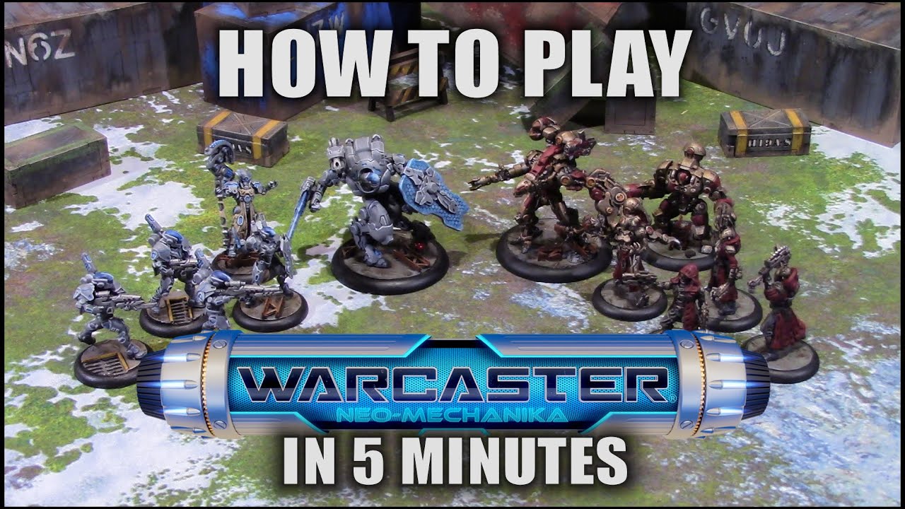 How to Play Warcaster: Neo-Mechanika in 5 Minutes
