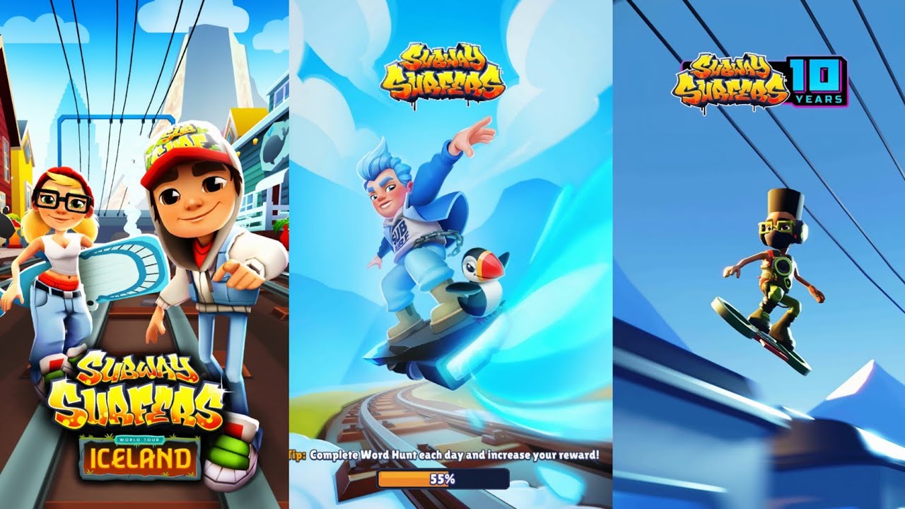 Subway Surfers : Iceland 2016 vs Iceland 2024 vs Iceland 2022