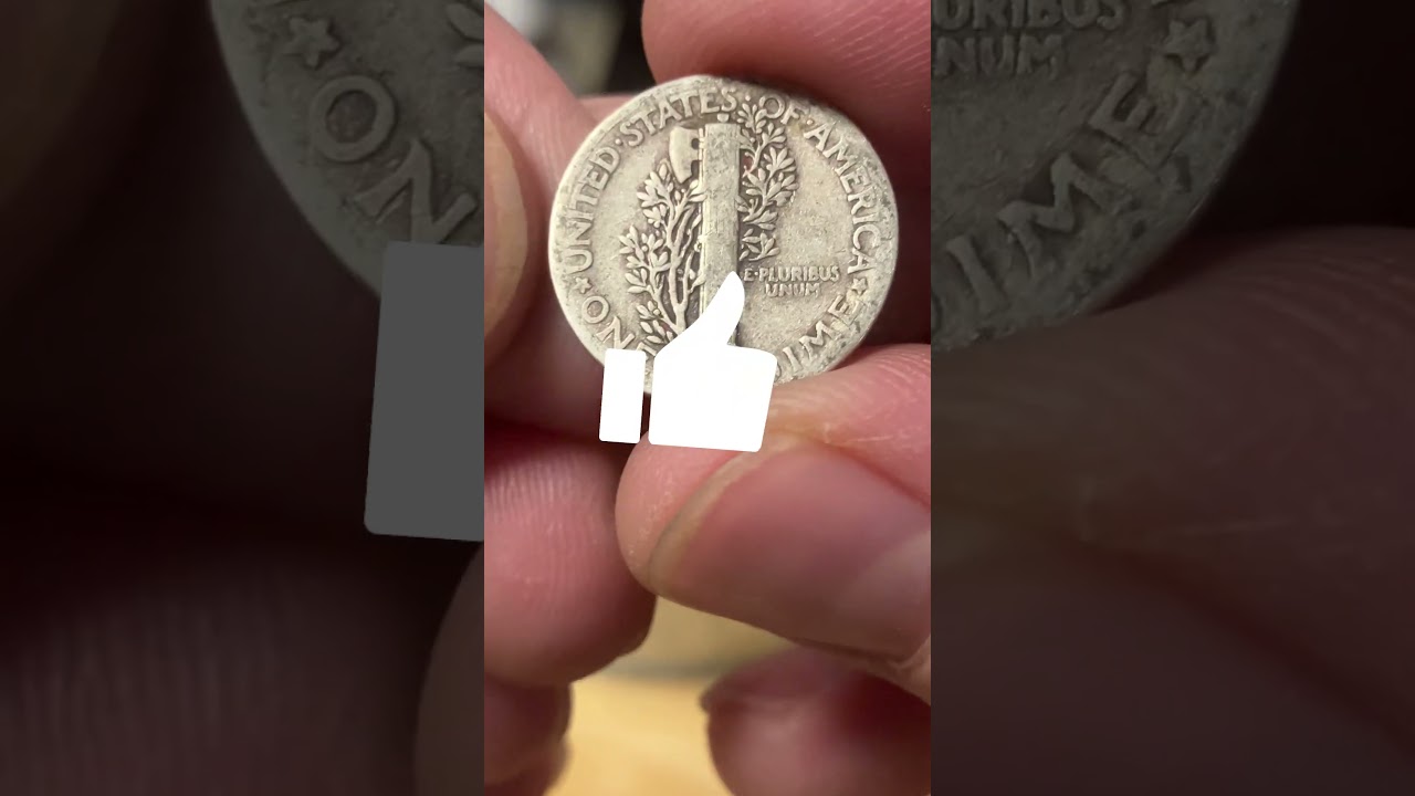 88 year old Mercury Dime holds some value! #silver #mercury #numismatics