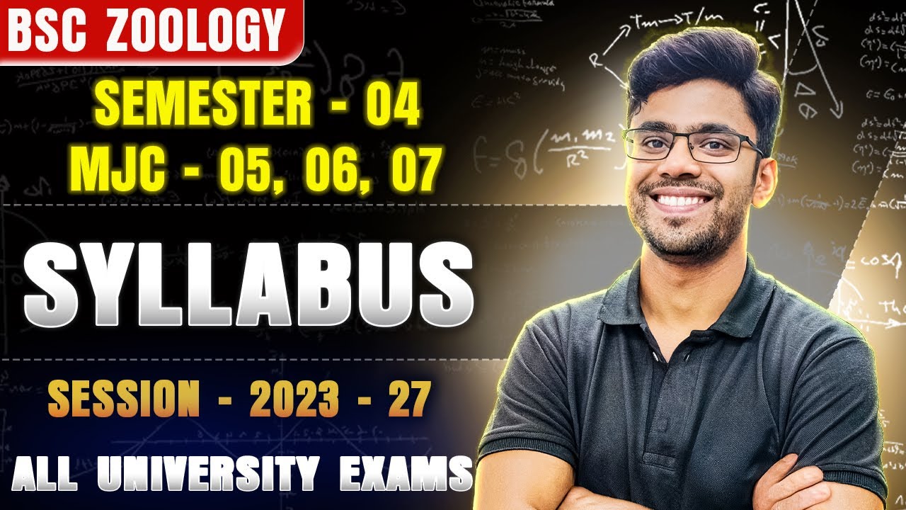 B.Sc 4th Semester Zoology Syllabus|Zoology 4th Semester Syllabus|B.Sc 4th Semester Zoology Syllabus
