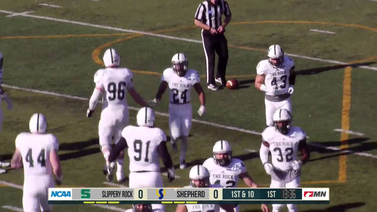 NCAA Division II Football: Slippery Rock vs Shepherd