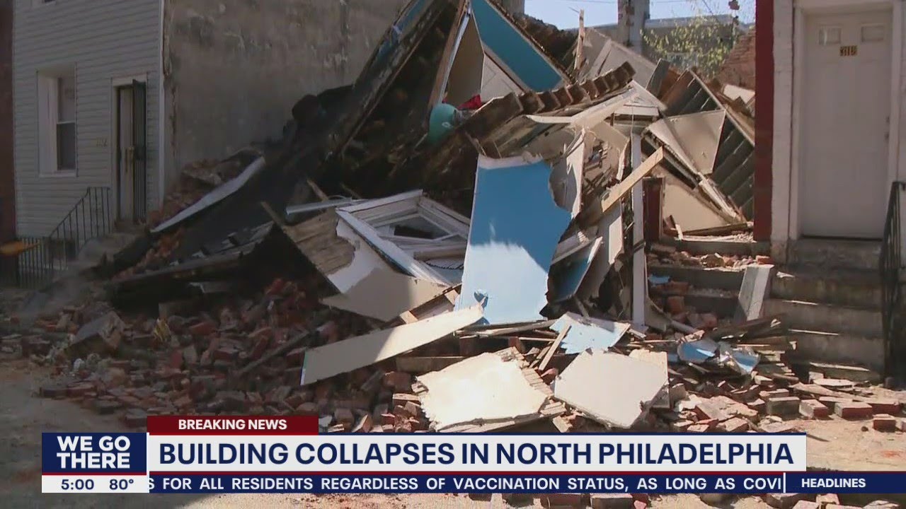Woman rescued from house collapse in North Philadelphia