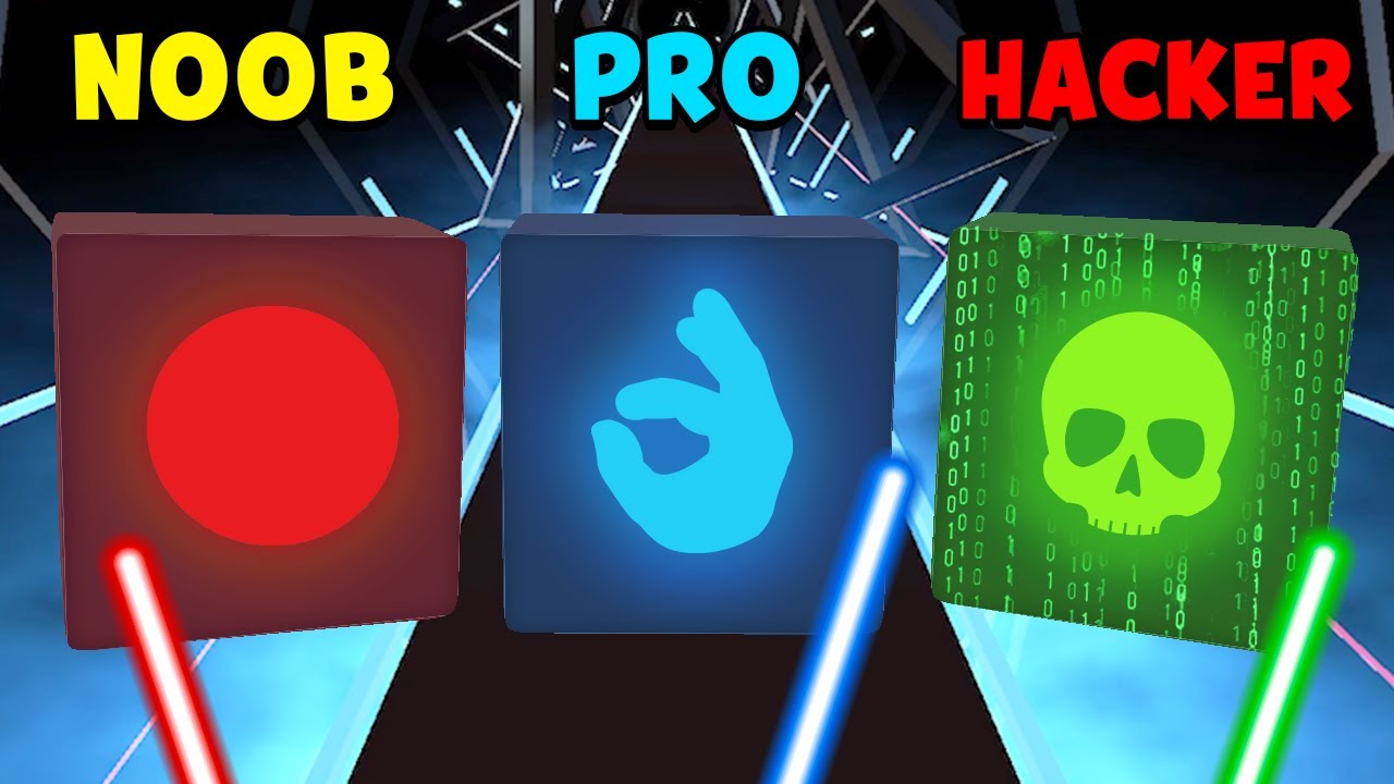 NOOB vs PRO vs HACKER - Beat Blade