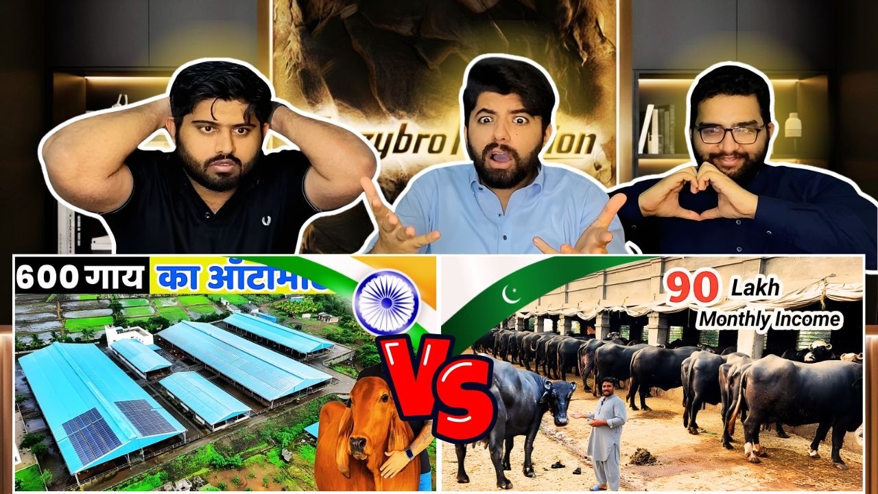 Pakistani reaction on Pakistan vs India Dairy Farm Comparison 🥛🔥