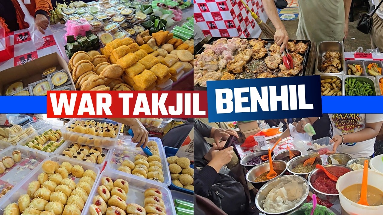 Bazar Takjil di Bendungan Hilir, Serame Apa? Banyak Makanan?