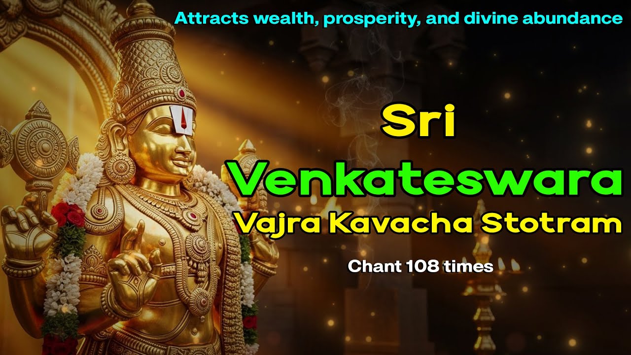 Sri Venkateswara Vajra Kavacha Stotram | Powerful stotram