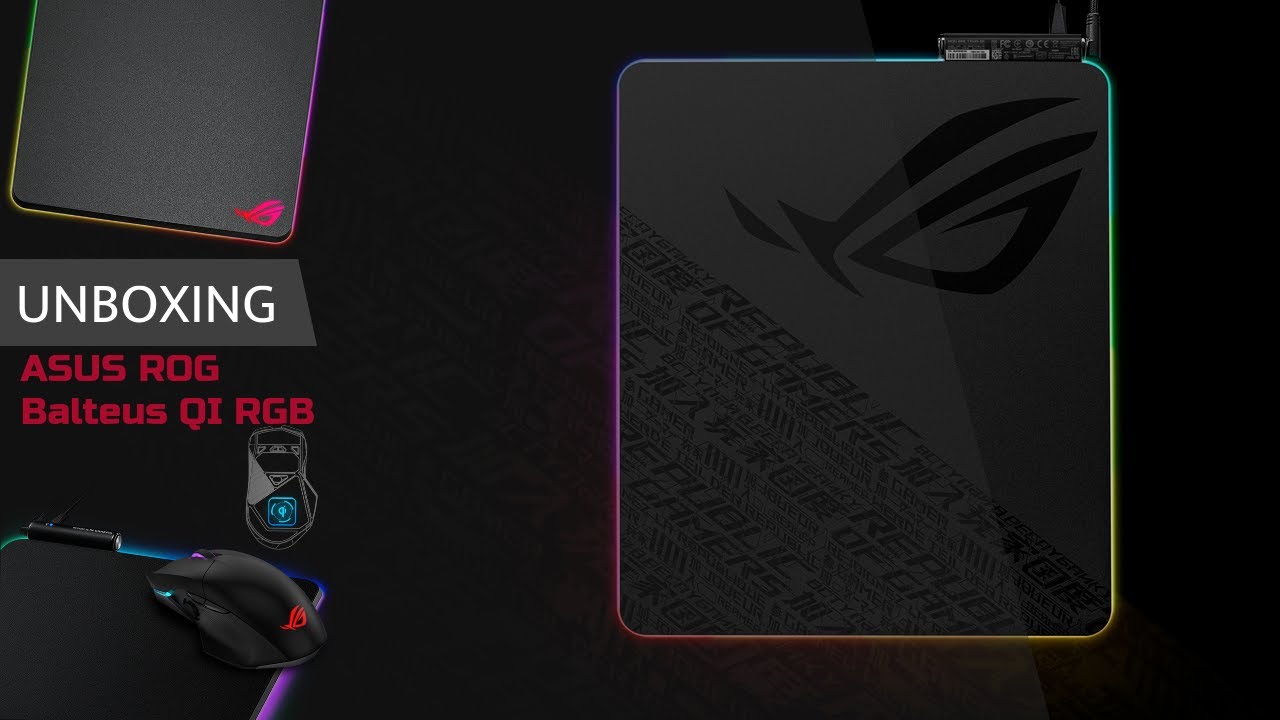 ASUS ROG Balteus QI RGB Mouse Pad