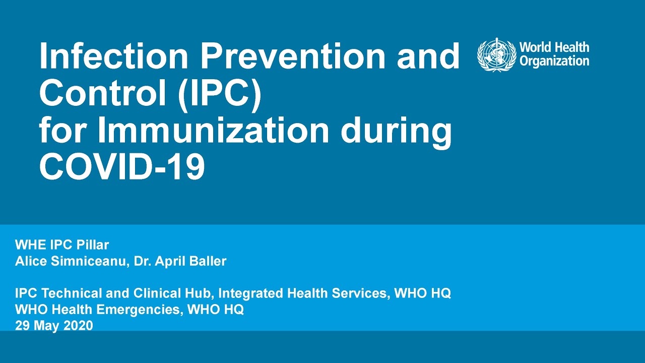 Infection Prevention and Control for Immunization During COVID-19
