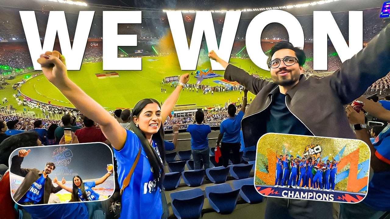 INDIA WON THE WORLD CUP FINAL 🇮🇳🏆 || World Cup Final Vlog || Ft. @SamridhiSharmaYT