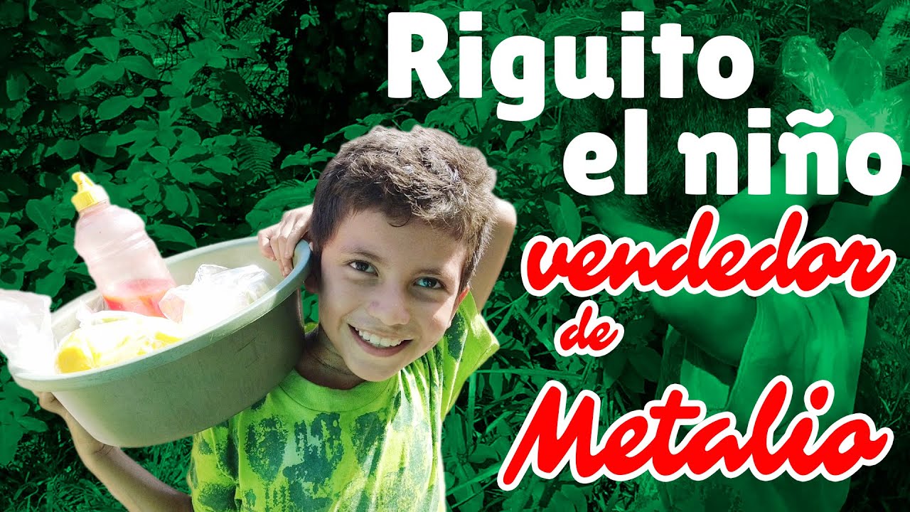 Rigo el Niño vendedor de Frutas de Metalio Youtubero Salvadoreño