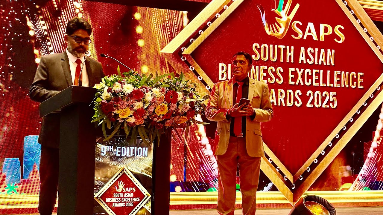 Award Ceremony at the South Asian Partnership Summit and Business Excellence Awards-2025, Sri Lanka
