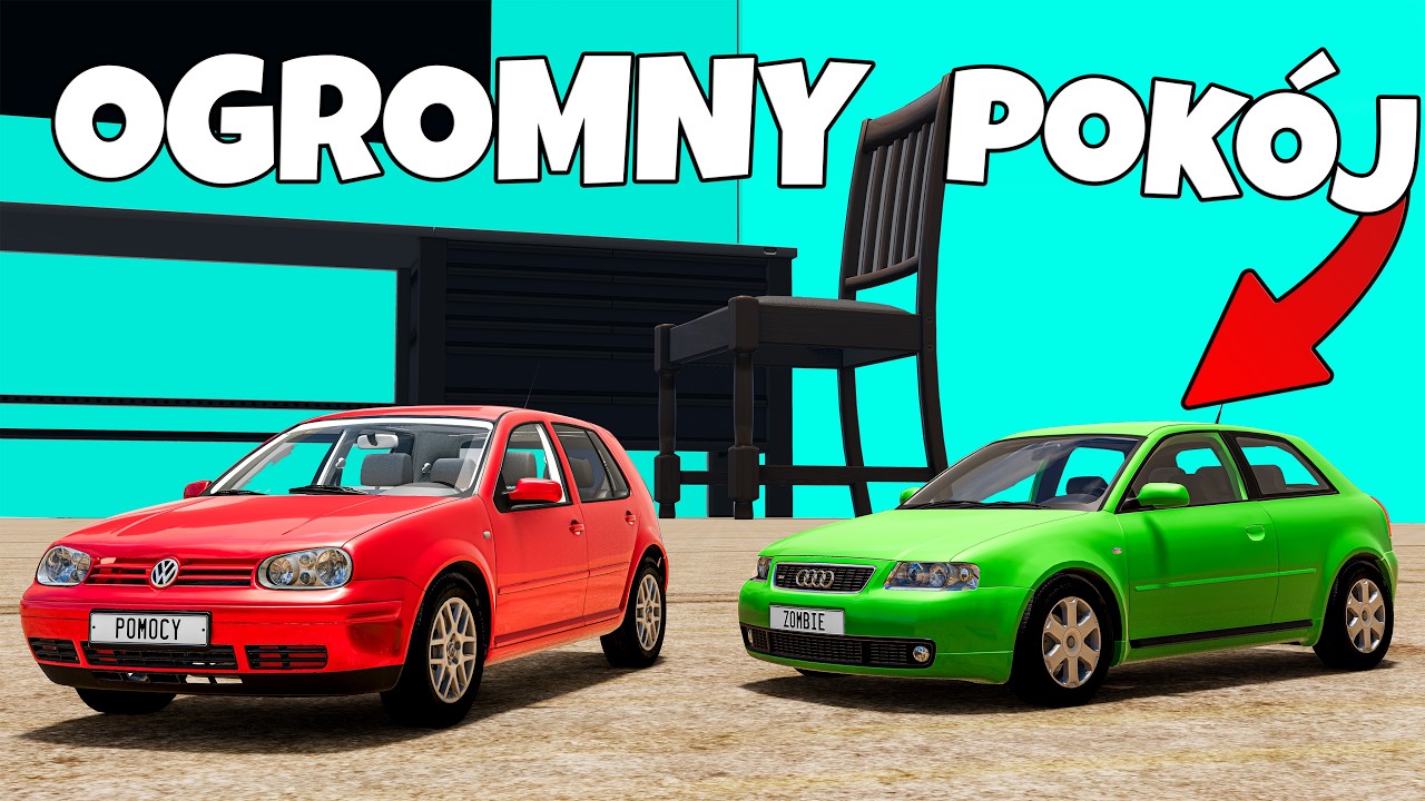 ❄️ APOKALIPSA ZOMBIE W WIELKIM POKOJU! | BeamNG Drive |