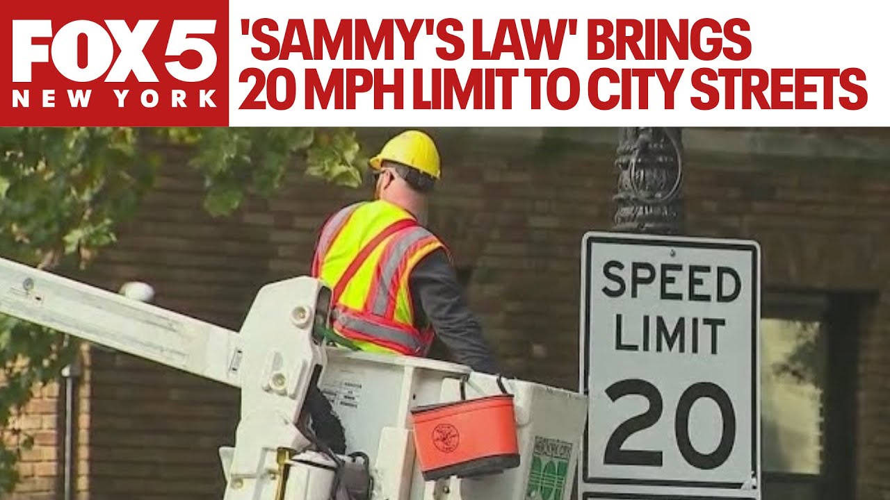 'Sammy's Law' brings 20 mph limit to city streets