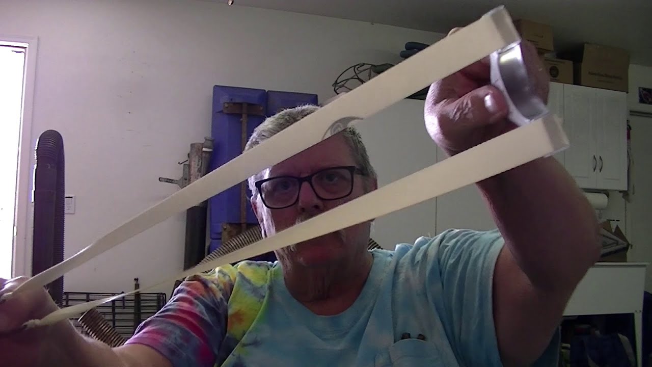 Slingshot\ Catapult Butterfly Band Making & Tying