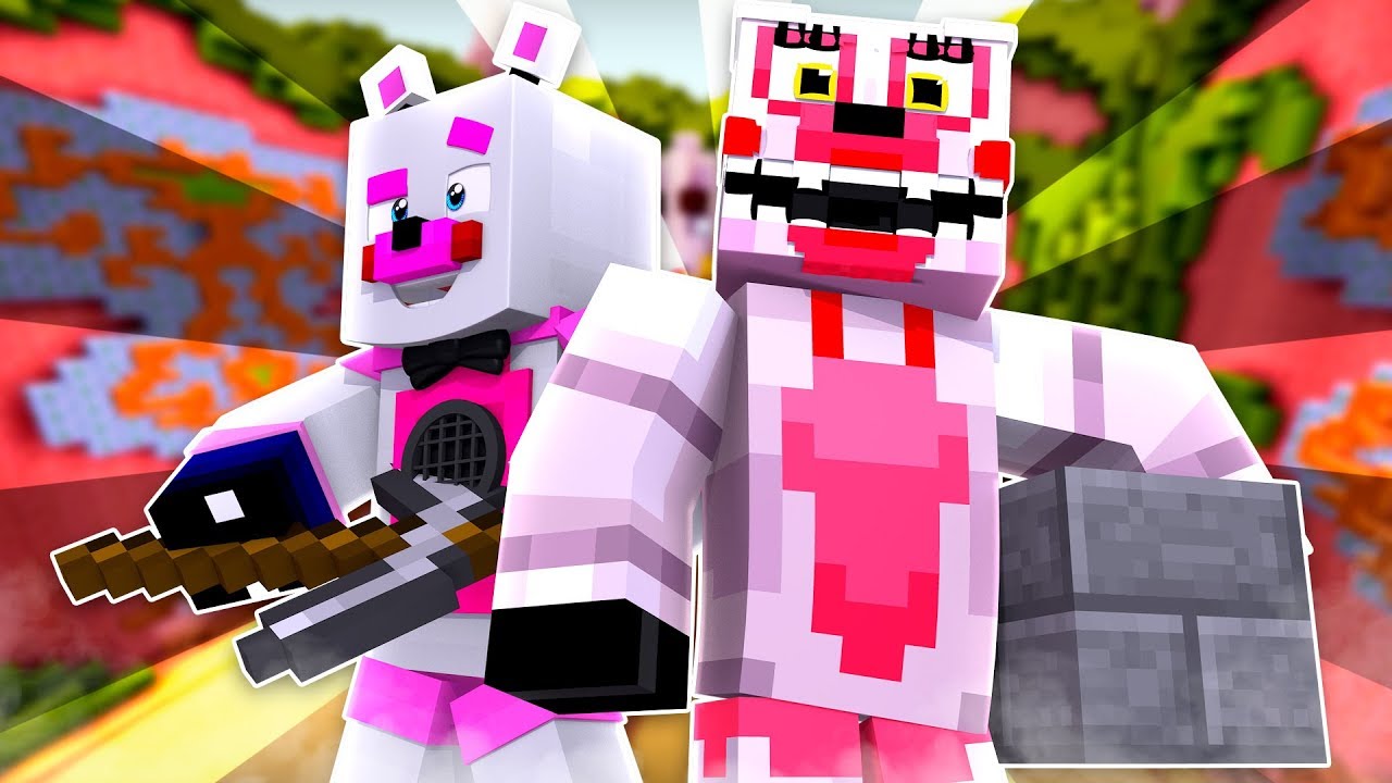Mangle's Build Battle ?! | Minecraft FNAF Roleplay