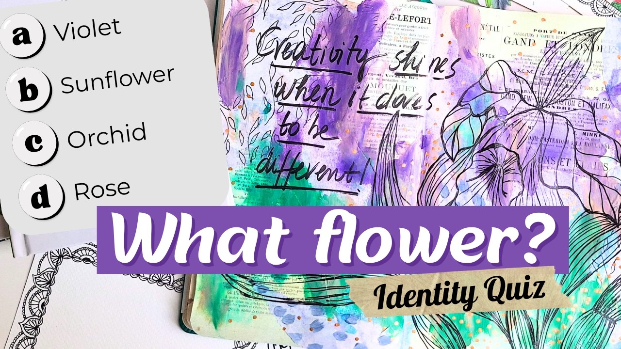Discover Your Flower Personality 🌸 Take the Quiz + Watch My Orchid Journal Spread