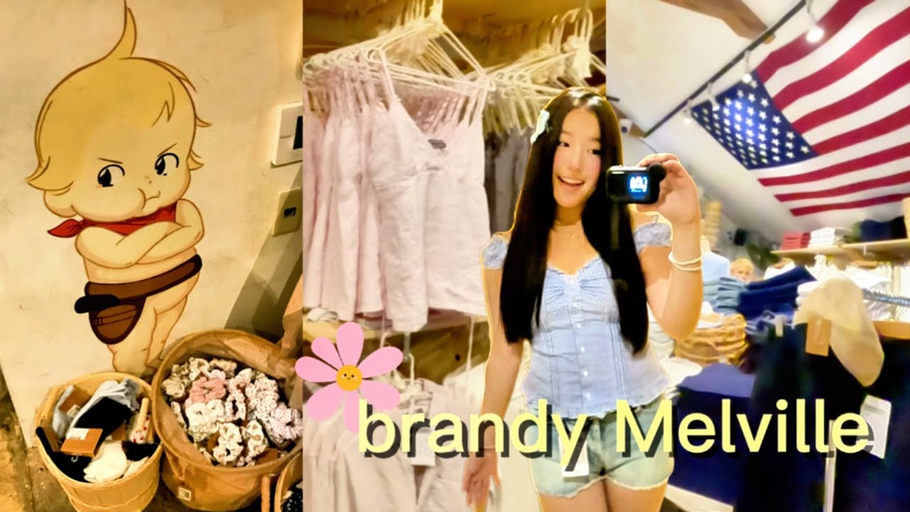 SHOP W ME AT BRANDY MELVILLE JAPAN🇯🇵😍😍