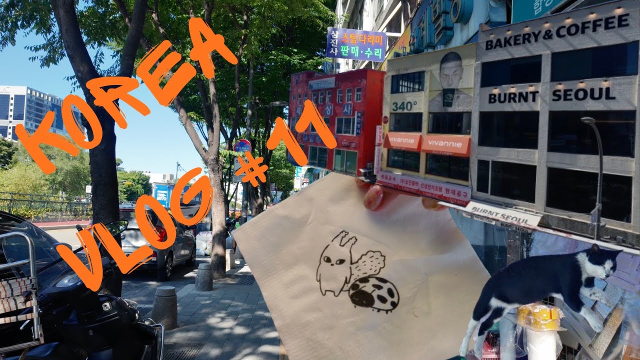 KOREA VLOG #11 | solo day, dotori garden cafe, sewoon market.