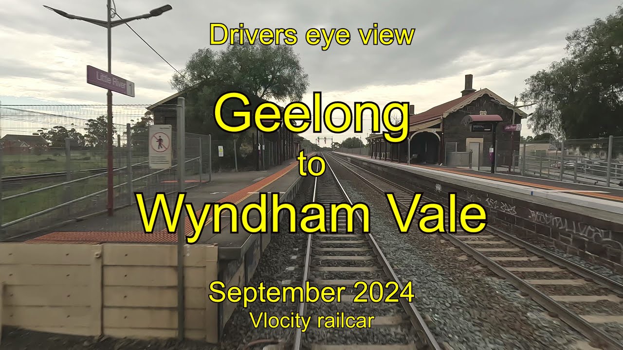 Drivers eye view, Geelong to Wyndham Vale, Sep 2024