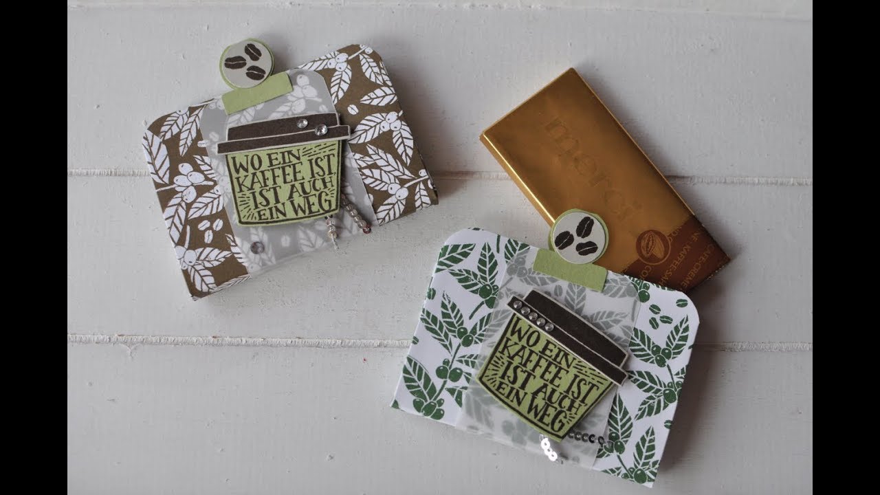 Tutorial: Merci zur Kaffeepause verpacken mit Stampin' Up!