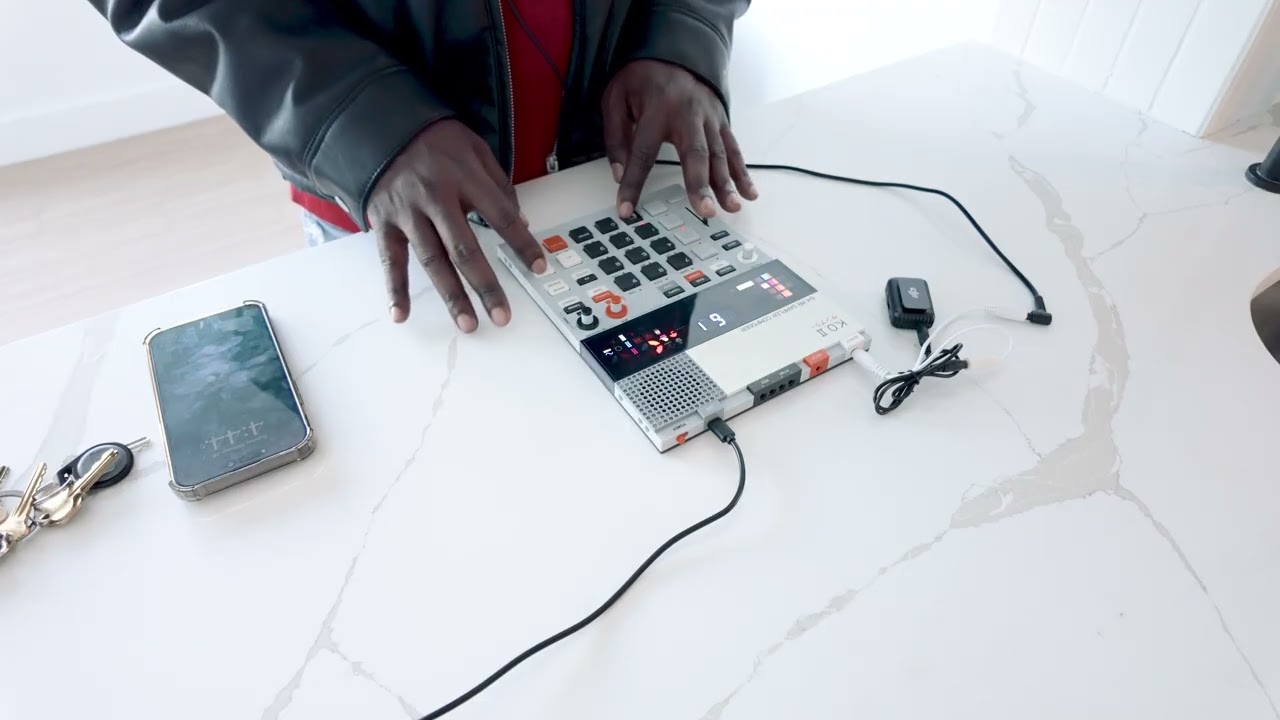 Making a Beat on the Teenage Engineering EP-133 KO II