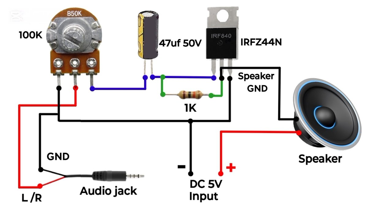 DIY Simple Amplifier using IRFZ44N MOSFET I How to make a simple amplifier using IRFZ44N MOSFET 
