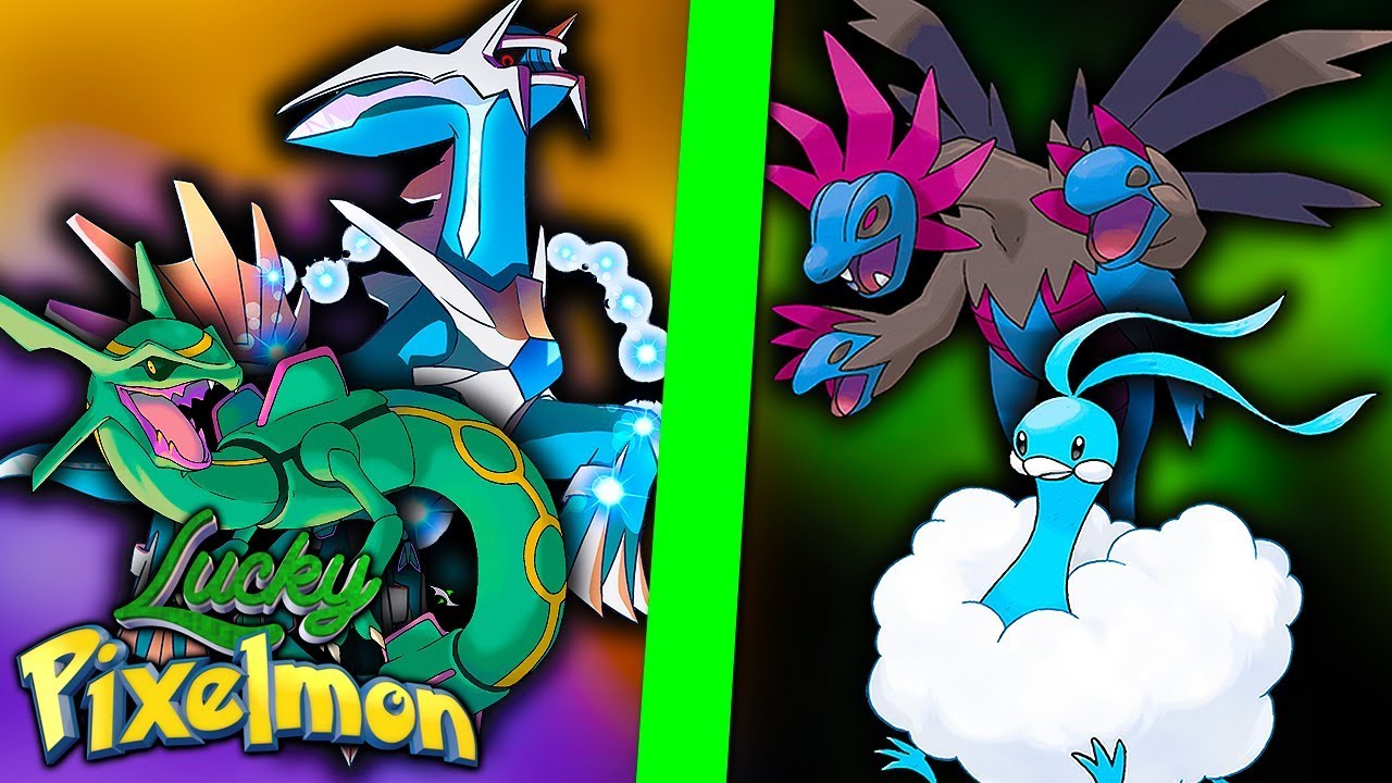 Minecraft LUCKY PIXELMON - DIALGA e RAYQUAZA vs HYDREIGON e ALTARIA ! NÃO ACREDITO NISTO !!