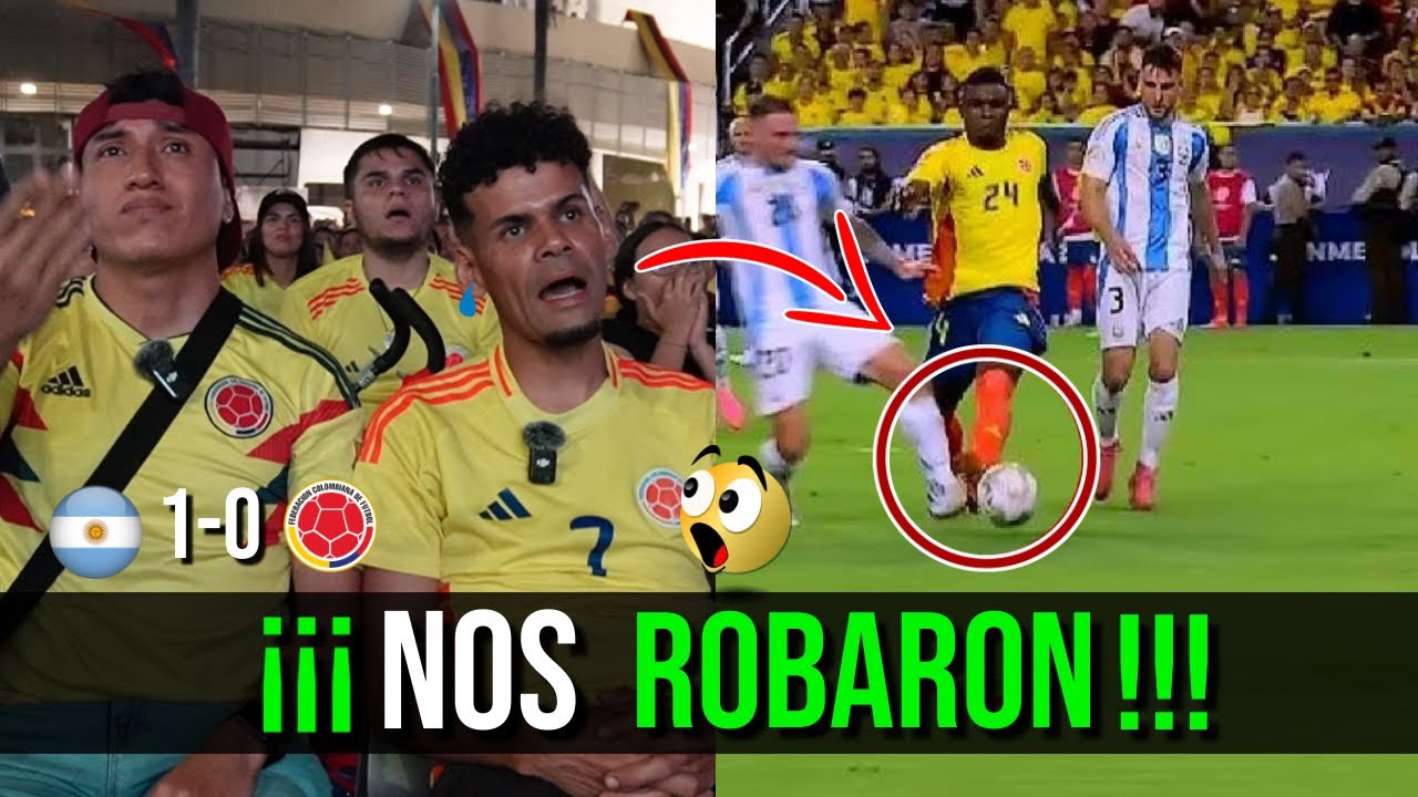 Colombianos reaccionan a Argentina vs Colombia,  Final copa américa 2024