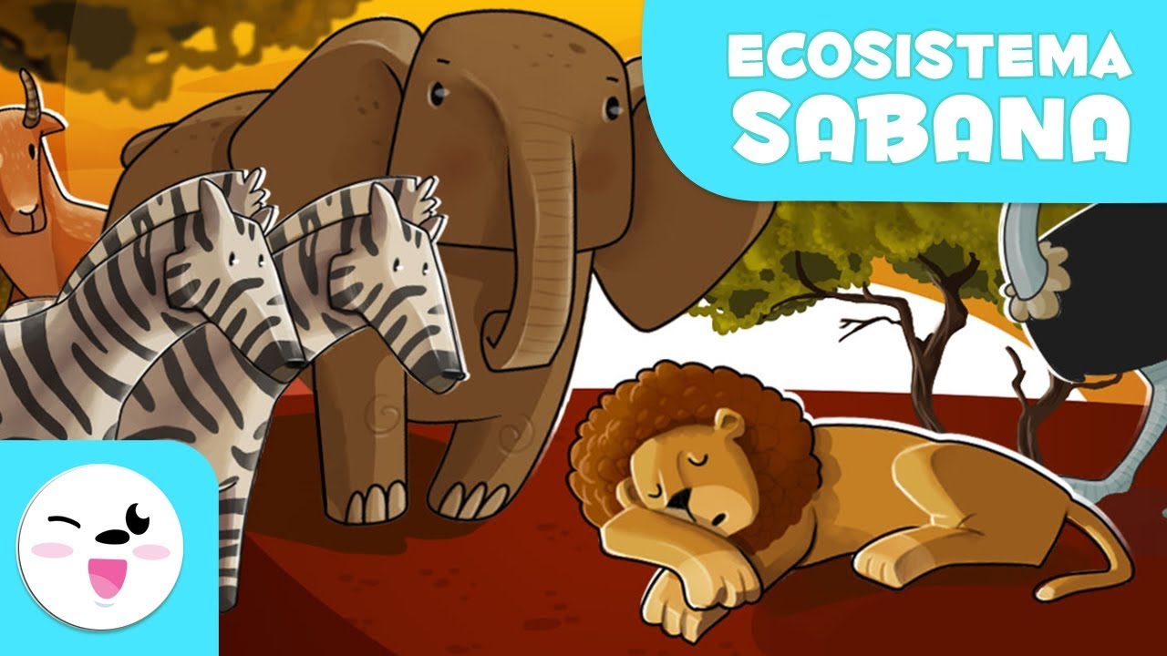 Los animales de la sabana para niños - Conoce la naturaleza