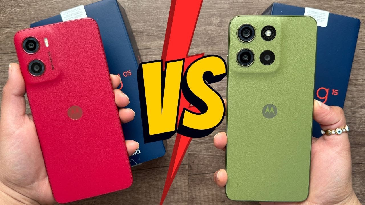 MOTOROLA G05 vs G15🔥| COMPARATIVA EN ESPAÑOL