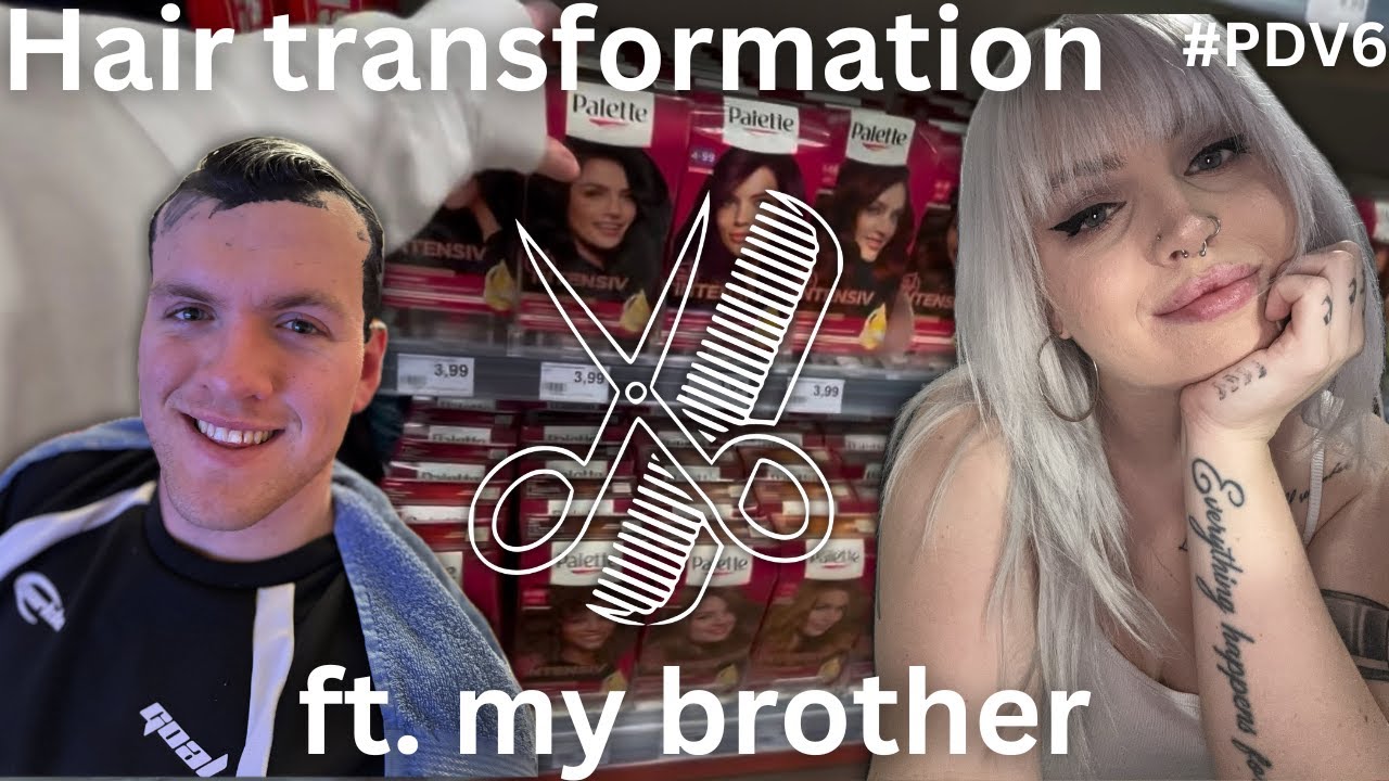 Metamorfoza włos&oacute;w dla mnie i mojego brata || VLOG z pamiętnika Pam #6