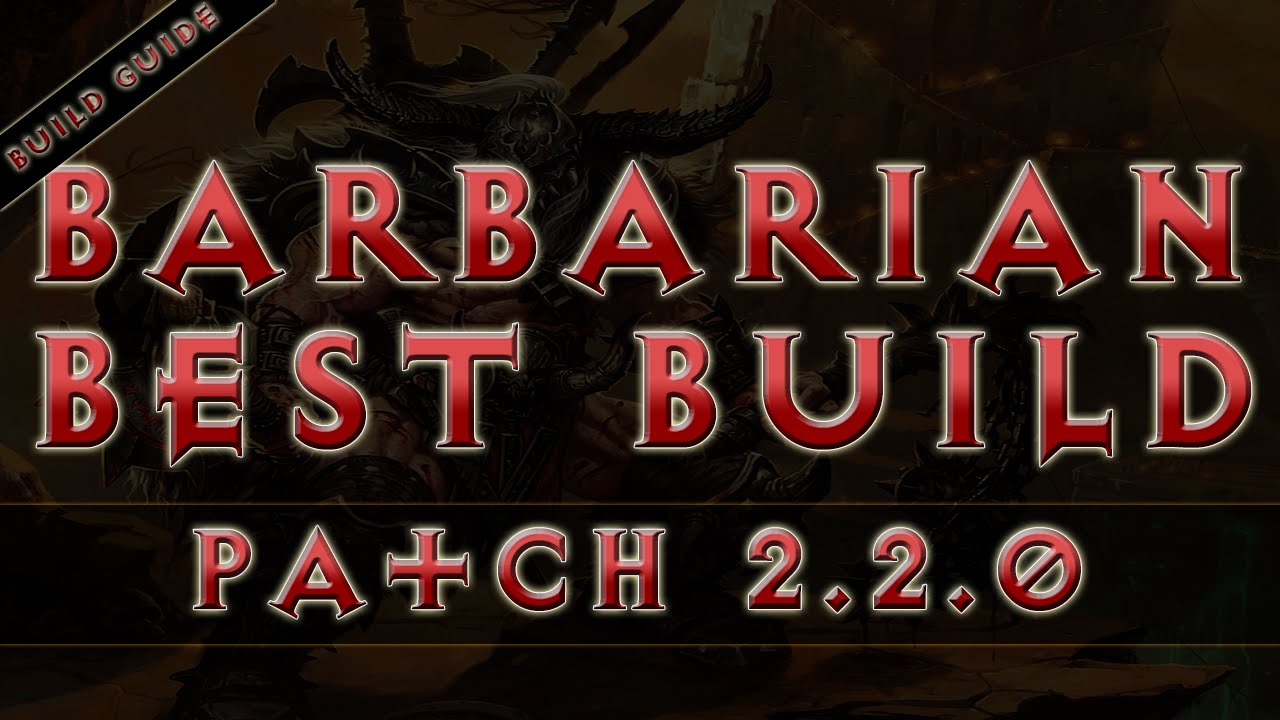 Diablo 3 - Barbarian Best Build (RoS Patch 2.2.0)