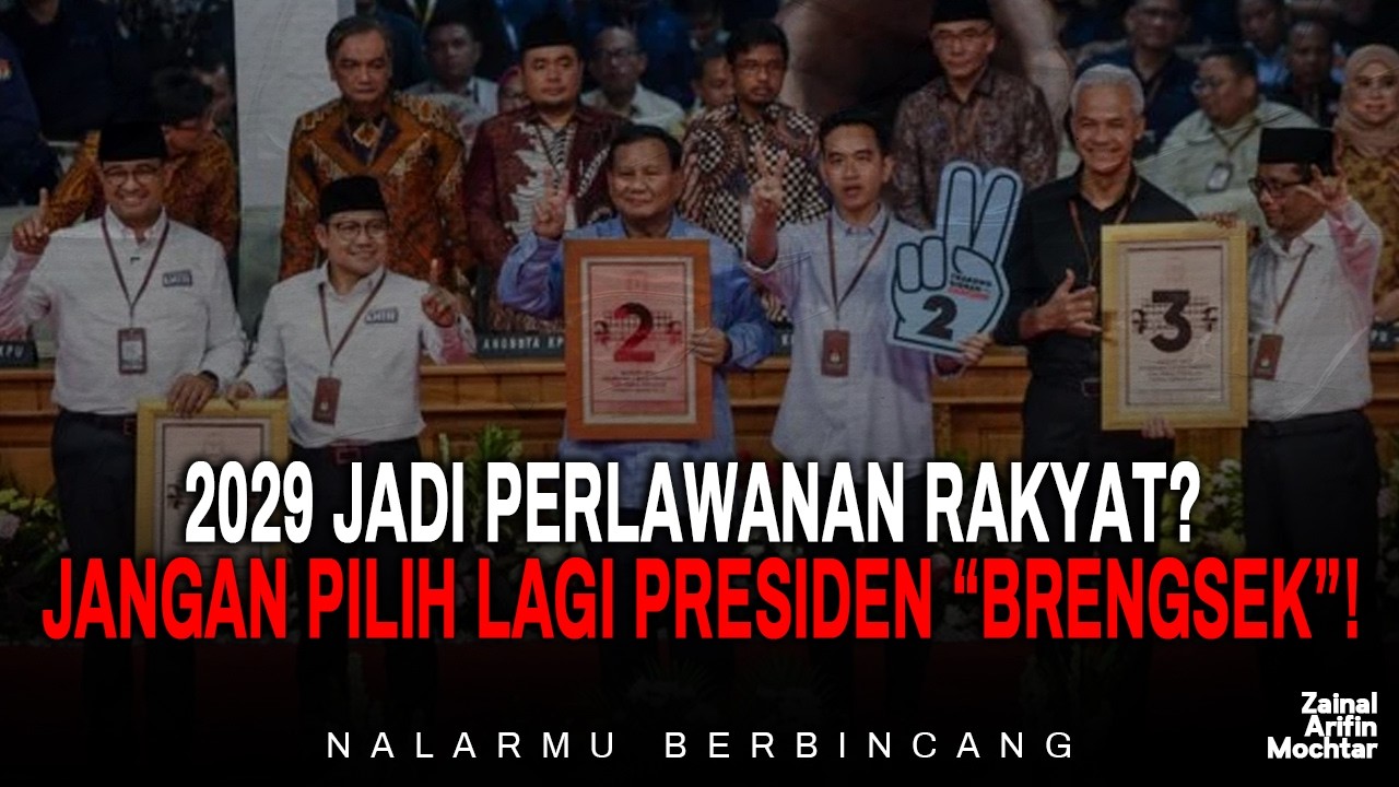 2029 Jadi Perlawanan Rakyat? Jangan Pilih Lagi Presiden 
