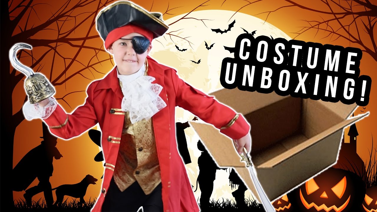 Halloween Costume Unboxing! 🎃 Kids Pirate Costume