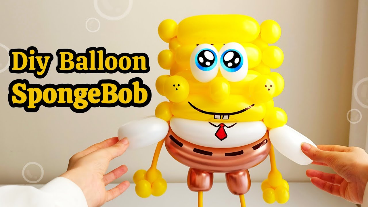 Kids LOVE This Balloon SpongeBob 🤩 | Easy Balloon Animal Tutorial |DIY