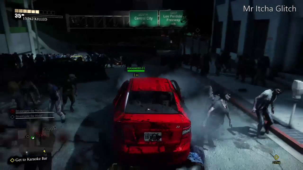 A TRAMPOLINE CAR?????? Funny Dead Rising 3 GLITCH