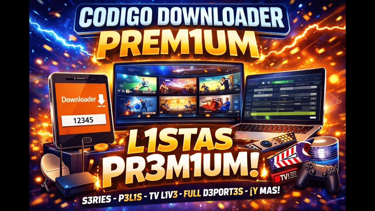 NEW CODIGO DOWNLOADER PR3M1UM! | L1STAS PR3M1UM | 📺🔥