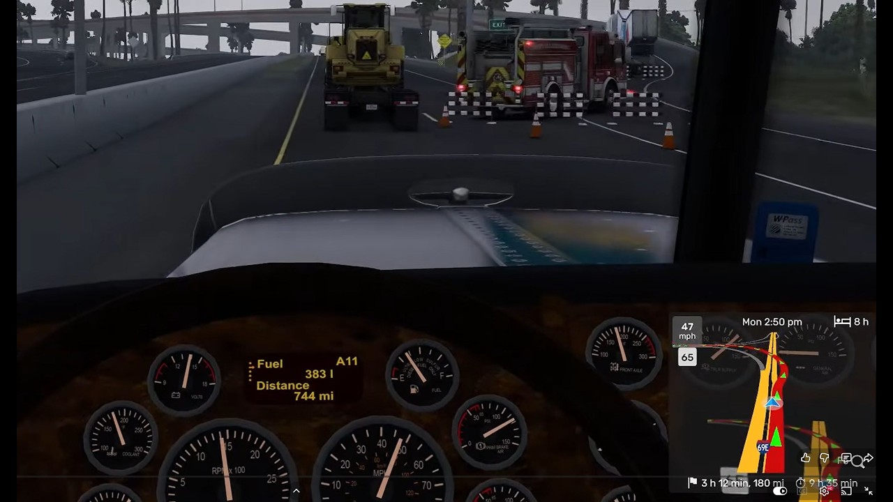 🚛 1.58 UPDATE! 🚛100+ MILE DIVERSION 🚛MOST DYNAMIC OVERLAY? 🚛 PETE 389 🚛 MOZA R5 WHEEL🚛